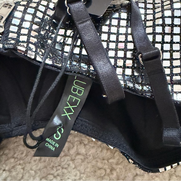 Dolls Kill Current Mood DISCO FUSION BUSTIER & PANTY SET - Picture 4 of 4